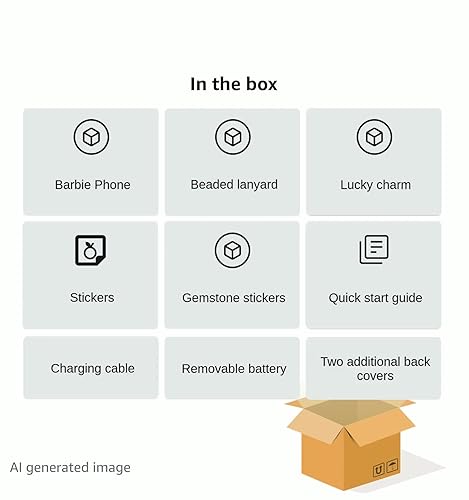 HMD kompatibel mit Barbie Phone Flip Klapphandy (2,8 Display, 0,3 MP Kamera, 64/128 MB, 1450 mAh, 4G) Power Pink