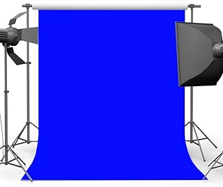 Mehofoto 5 x 7 fondo de vinilo azul sólido color puro color sin costuras ligero sin arrugas profesional fotografía estudio Props