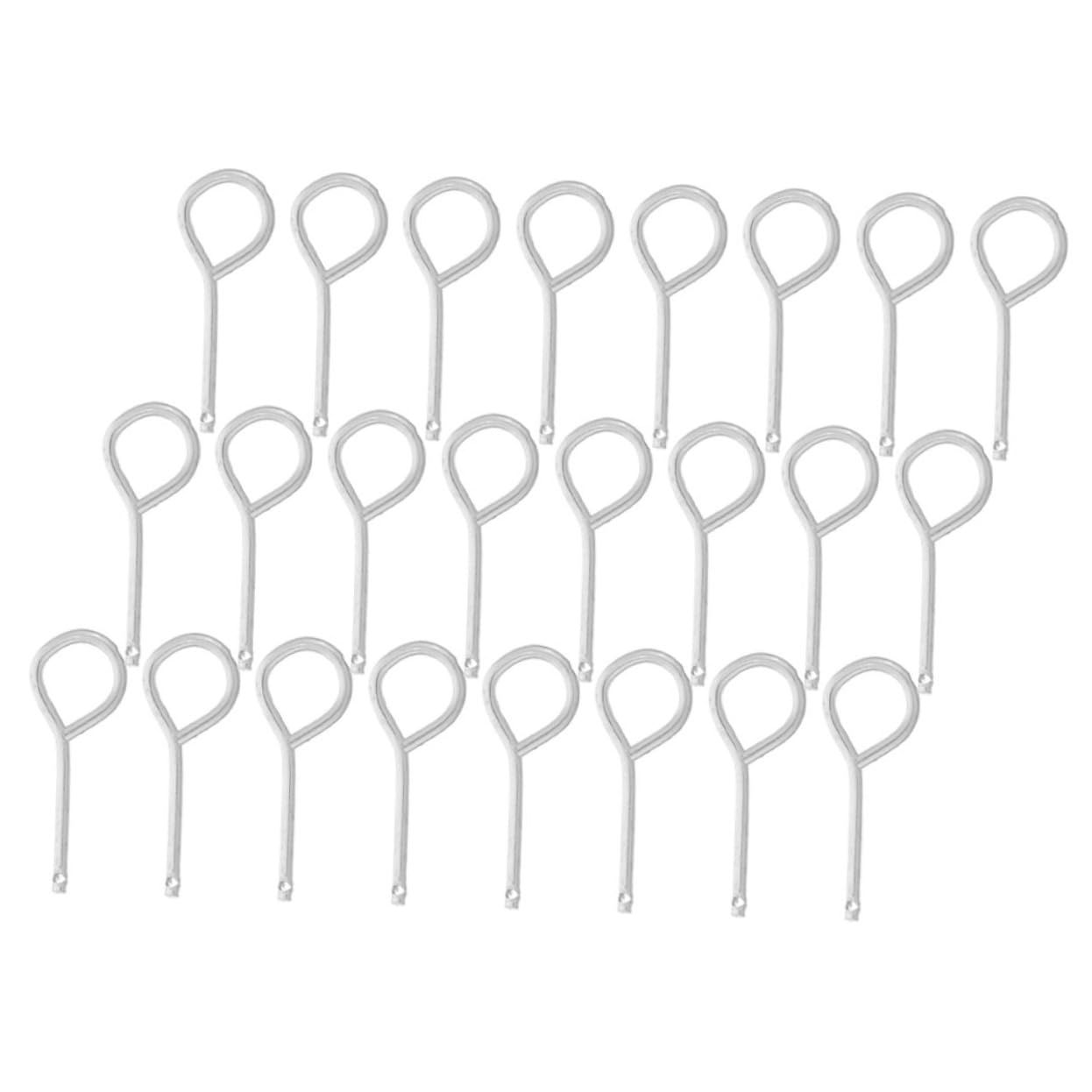 SHINEOFI 3 Series Pestillo Del Extintor Patas Pasador De Extintor De Incendios Extintor De Incendios En Casa Del Extintor De Incendios Alfileres Acero Inoxidable Plata 50 Piezas*3
