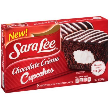 SARA LEE CHOCOLATE CREME CUPCAKES 12 OZ