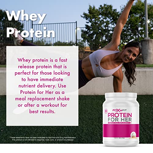 Foxyfit 718207259779 Protein For Her, Vanilla Cupcake Whey Protein Powder thumb #9