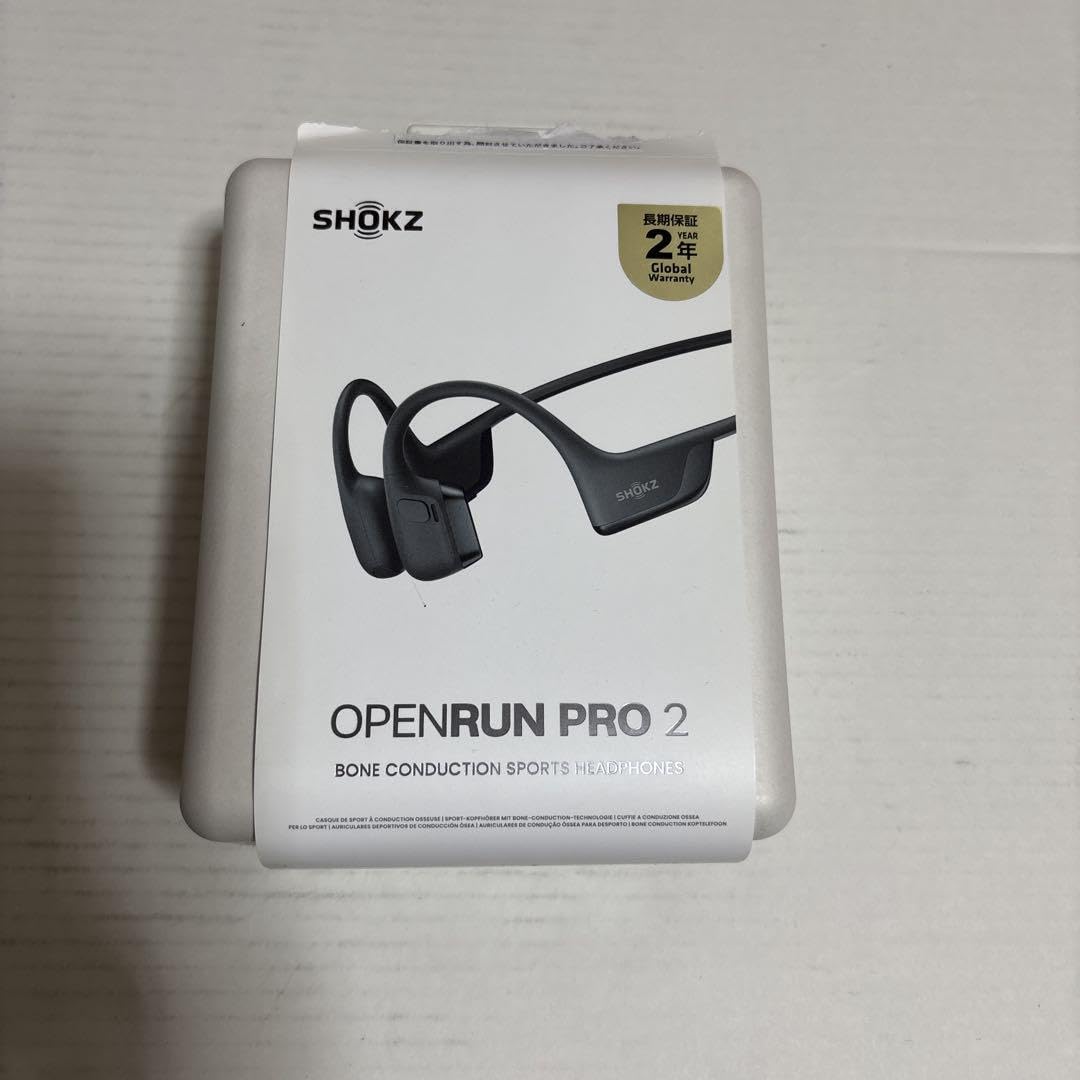 Amazon.co.jp: shocks openrun pro2 ブラック 骨伝導イヤホン