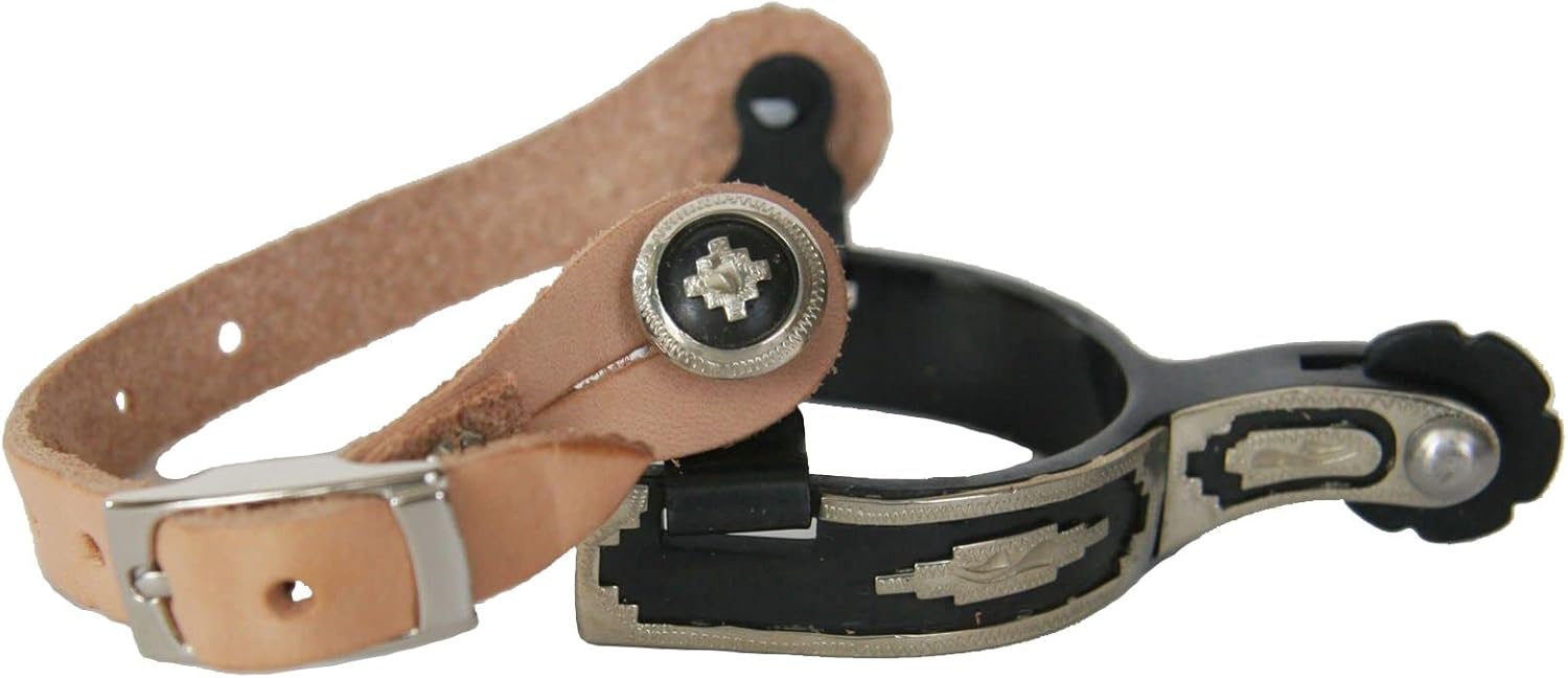 AJ Tack Baby Southwest Show Spurs & Spur Straps Set