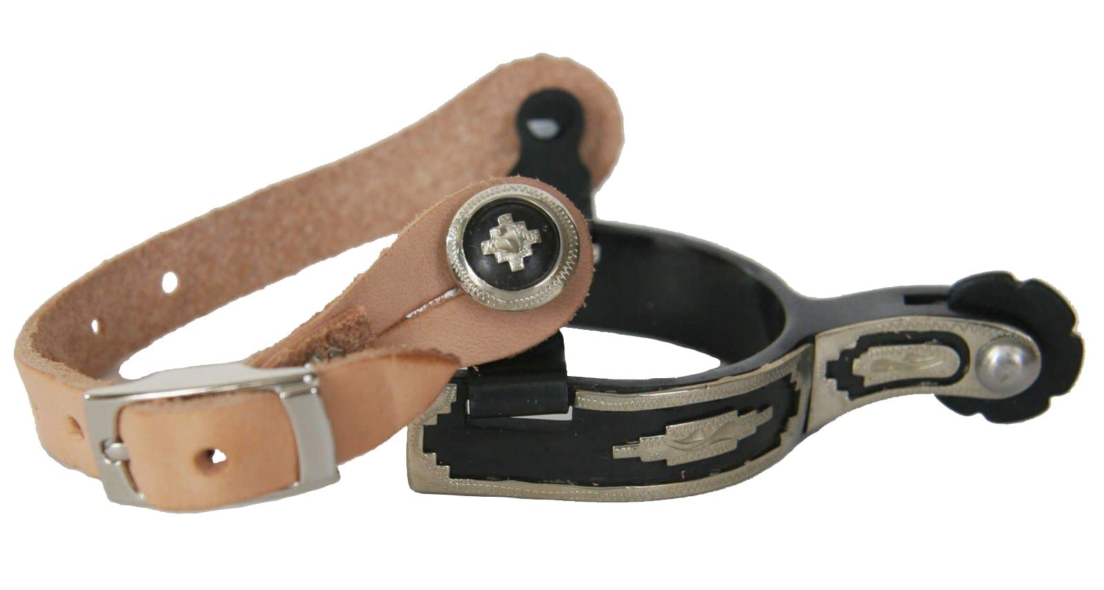 AJ Tack Baby Southwest Show Spurs & Spur Straps Set