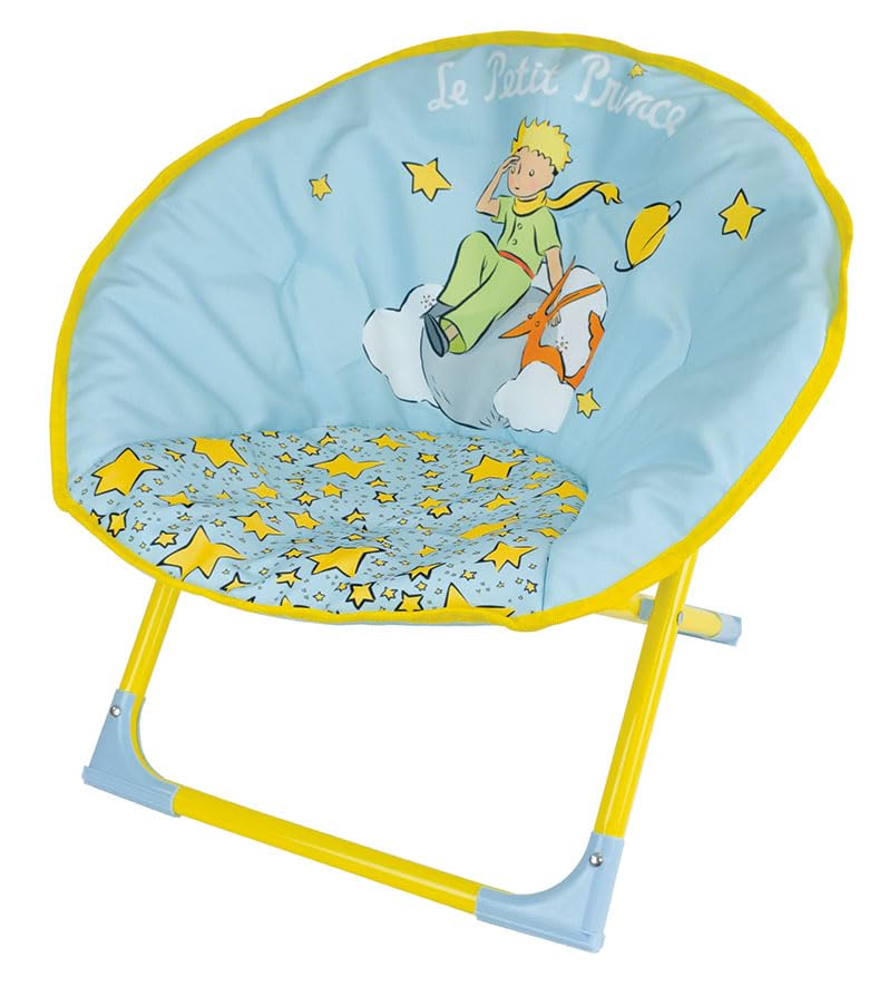 FUN HOUSE 713647 Le Petit Prince SIÈGE Lune Pliable pour Enfant H.47 X L.54 X P.42 CM, Rose