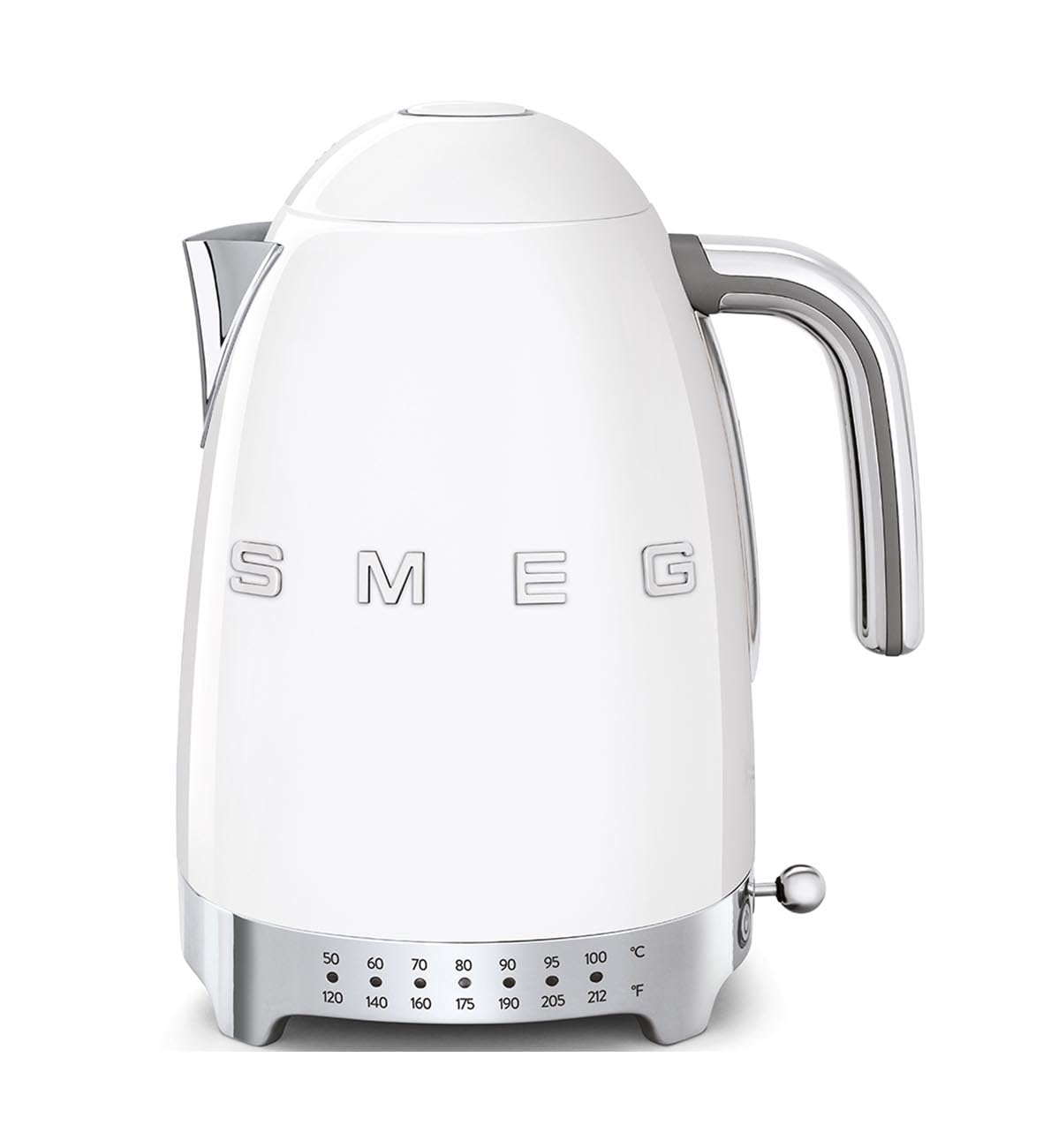 Smeg 50's Retro Style Aesthetic Variable Temperature Kettle, White