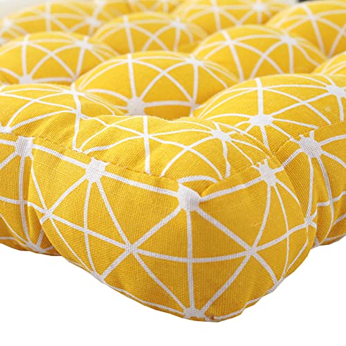 Coussin de chaise en lin épais carré pour salle à manger