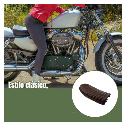 Asiento plano para motocicleta CB350 CL350 CB4 acolchado monoplaza de una pieza 3
