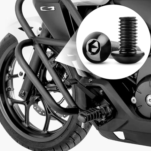 TXXATX 10 Stück Linsenkopfschrauben M8x60mm Schwarz Flachkopfschrauben M8 304 Edelstahl mit Innensechskant Vollgewinde Möbelschrauben für DIY-Projekte Möbelreparatur Montage Wartung