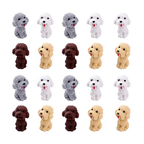 NUOBESTY Teddy Hund Radiergummi Tier Radiergummis für Kinder Schulmaterial 20Pcs