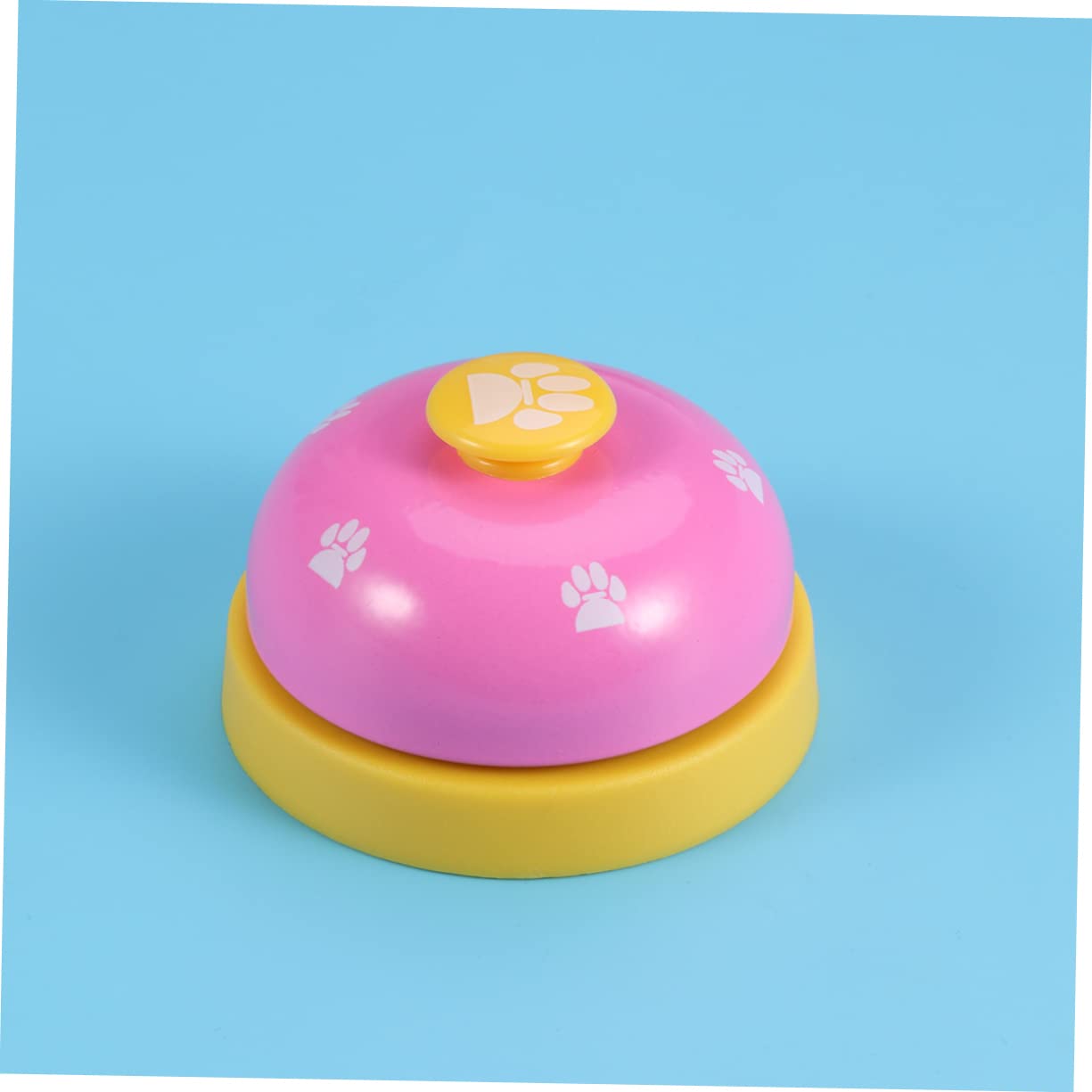 COLLBATH Dog Training Bells Puppy Communication Device Flat Wide Button Noise for Outdoors Random Color