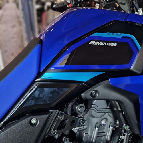 Protection Grip Latéral Réservoir Moto Tenere 700 Autocollant 3D Résine 2025