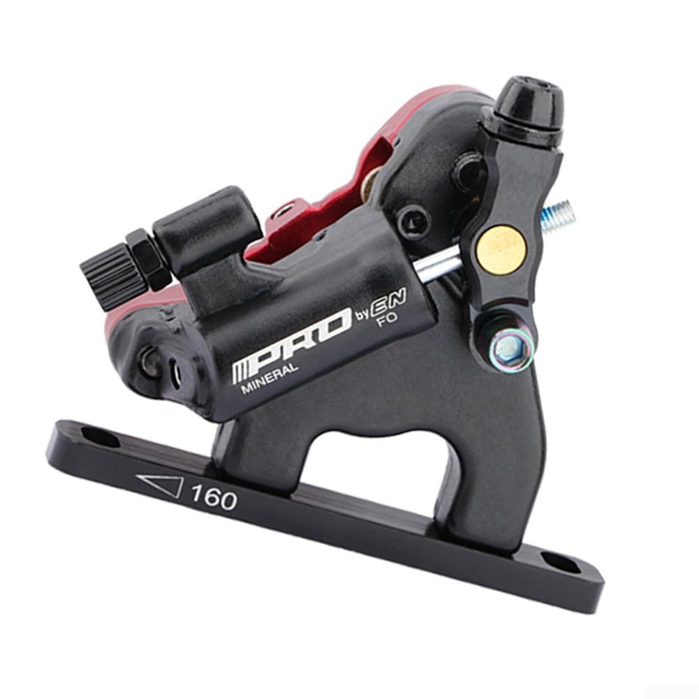 Pinza freno idraulica leggera per bici da strada design meccanico con finitura ossidata (anteriore e posteriore)