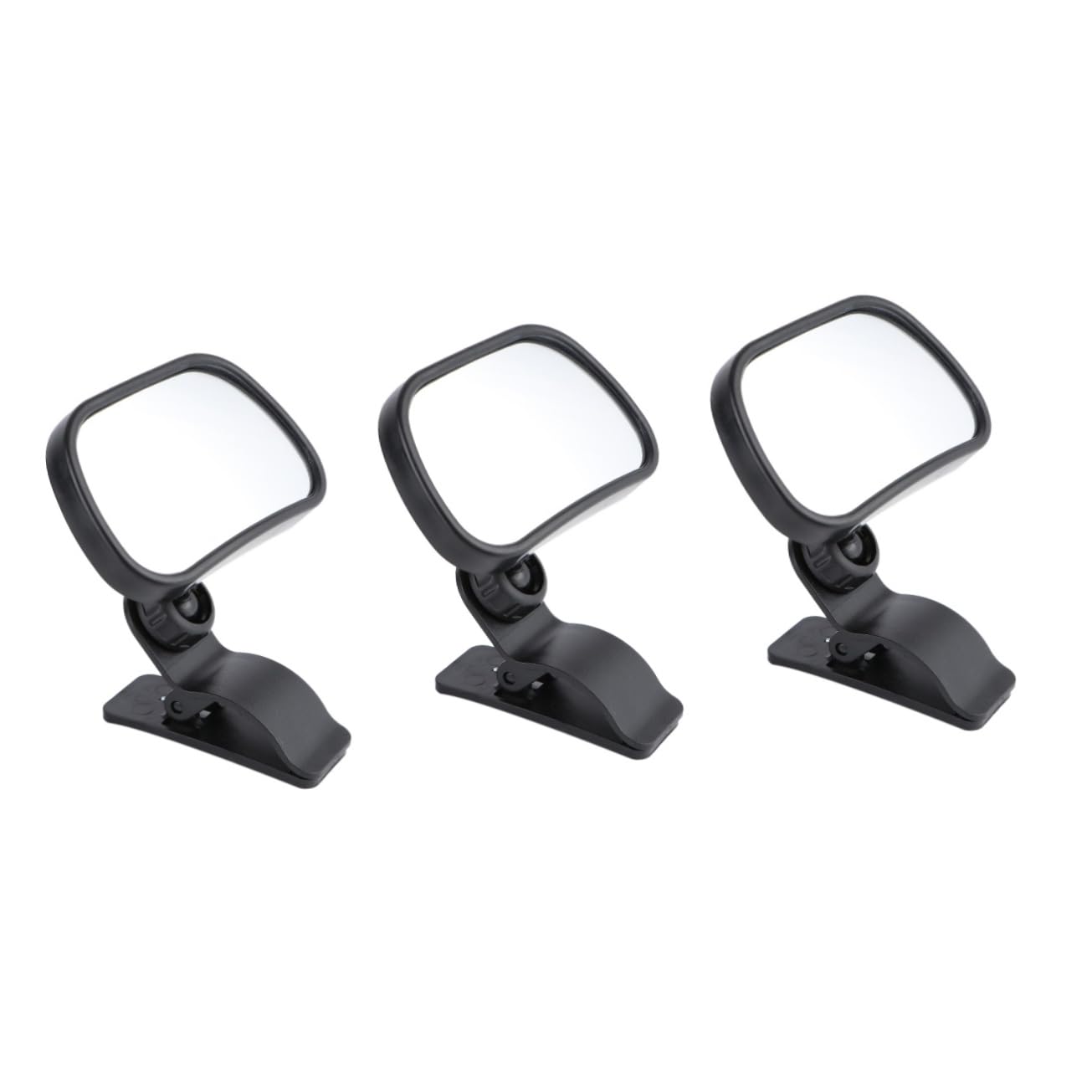 Abaodam 3pièces Rétroviseur Ajustable Pour Voiture Avec Miroir De Sécurité Pour Installation Facile Avec Ventouse Angle De Vue Réglable Observation Arrière Sécurisée