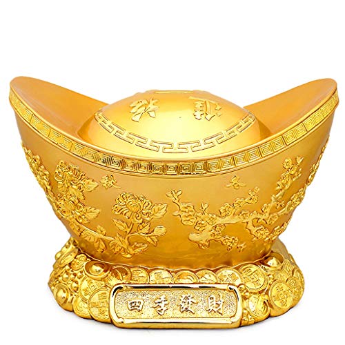 Décoration de lingot d'or Feng Shui WXKAGF objet artisanal haut de gamme