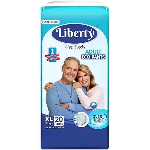Liberty Eco Adult Diaper Pants XL 20 Count 165cm