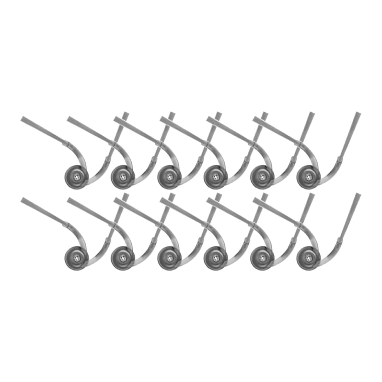 GENTERUN Sweeping Robot Side Brush,Compatible For Roborock,Qrevo L/QR 798/QV 35A/QR 598 Robot Vacuum Cleaner Accessories Replacement side brushes(12pcs)