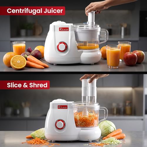 Image of Rico 700W Coconut Scraper & Mixer Grinder | Multi-Functional Food Processor with Blender, Citrus Juicer, Masala & Chutney Jar | 2-Year Replacement Warranty