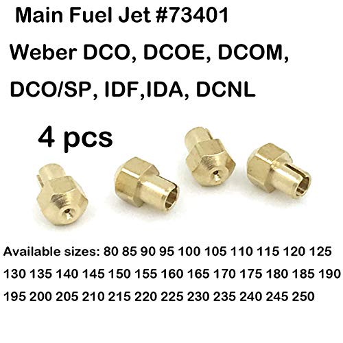 HENKYO Main Jets/Main Fuel Jet Weber IDF DCOE IDA DCOM DCO DCNL SP Nozzle 80 to 240