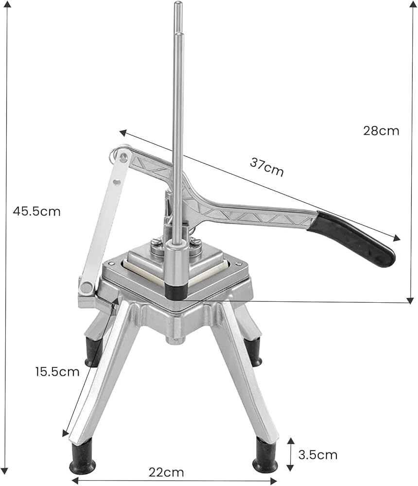 Tritatutto professionale per frutta e verdura, in acciaio inox, con lame multiple per la preparazione professionale degli alimenti da cucina