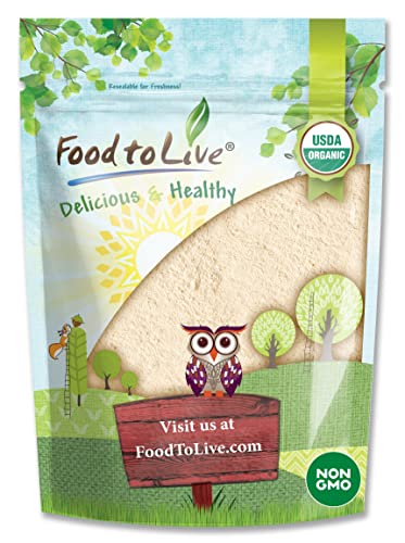 Organic Dried Green Banana Powder 2 Pounds Non-GMO Whole Fruit Flour Finely Ground Pure No Sugar Added Unsulfured Vegan Bulk.