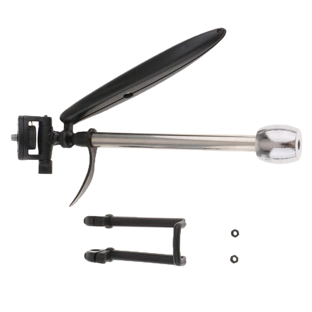 HOLIDYOYO Outdoor Photography Handheld Stabilizer Phone Holder for Taking Portable Support Bracket for Friends Family Black