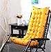 AICH Cuscino per Sedia a Dondolo Ispessita, Morbido Cuscino per Sedia da Esterno, Cuscini per Seduta monoblocco con Schienale Alto con Tatami Lounge Patio Seat Pad-o 48x125x8cm