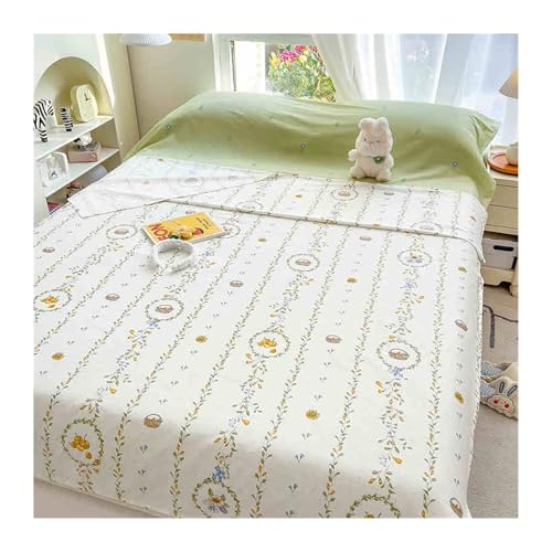 YUTZRIQP Saco de Dormir Compacto de Algodón Ultraligero Saco de Dormir de Verano Saco de Dormir Interior pequeño tamaño(Green,80x220cm-31x86)