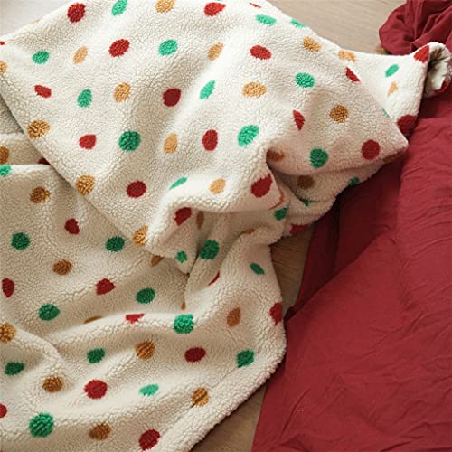 Couverture canapé polaire multicolore pour cocooning et soirées d'hiver - 6