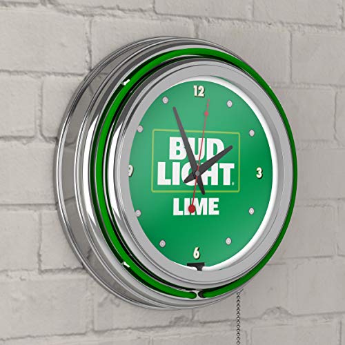 Bud Light Lime 14 Inch Neon Wall Clock #TOP4