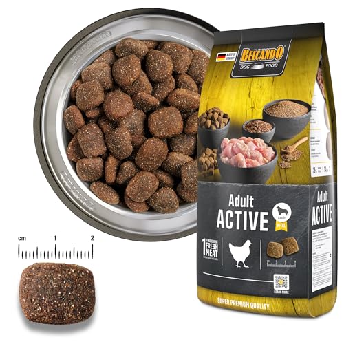 Belcando Adult Active Hundefutter | Trockenfutter für aktive Hunde & Sporthunde | Alleinfuttermittel für ausgewachsene Hunde ab 1 Jahr (1… – Ansicht 5