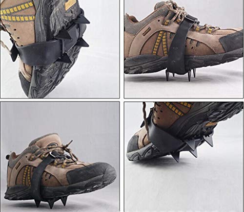 Toasis Ice Claws Snow Grips Spikes Crampons Traction Cleats for Shoes Boots