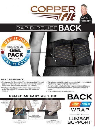 copper fit pro series back support