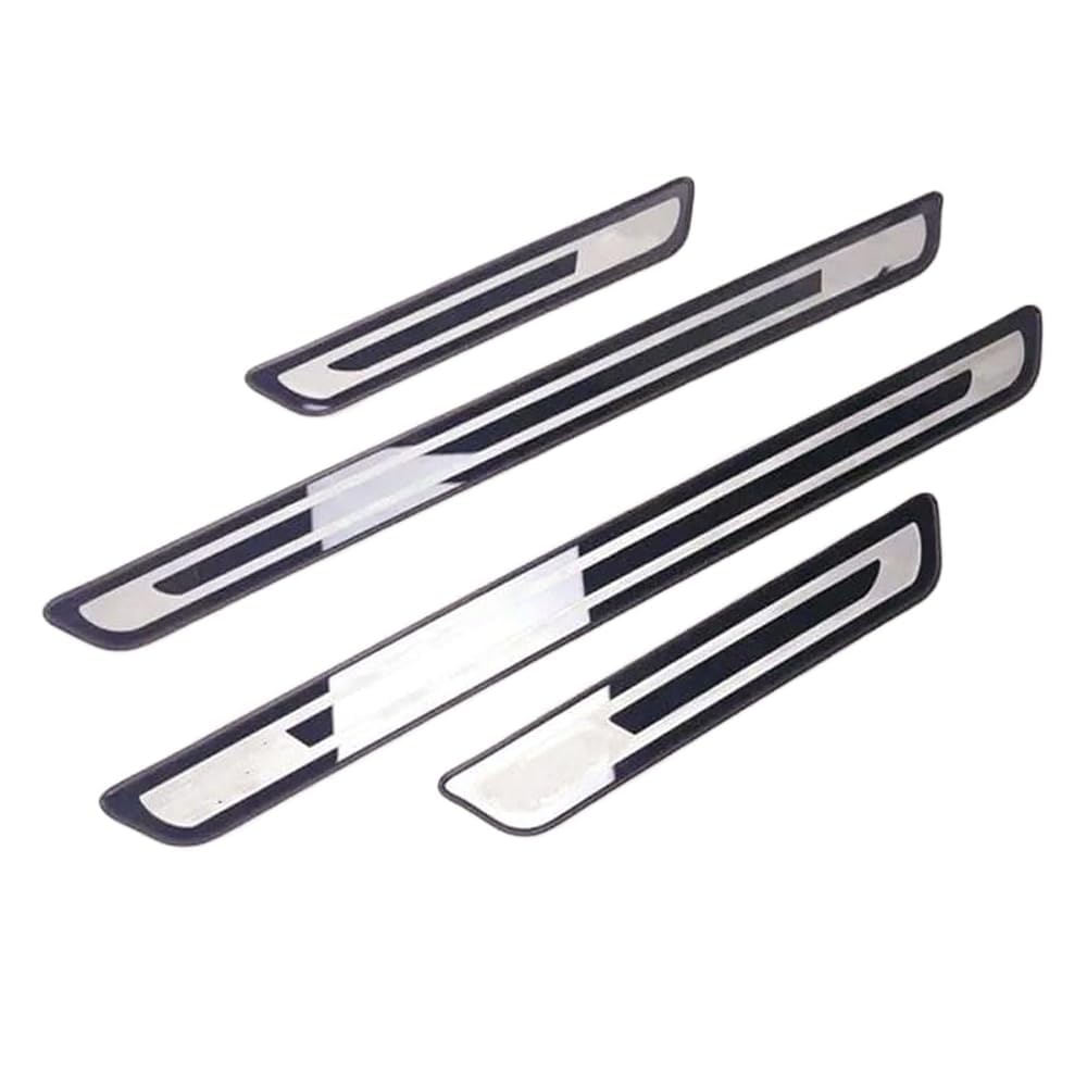 ONEMAJI 4pcs Stainless Steel Door Sill Strips for Cars for MG MGS6 EV 2025 2026, Stainless Steel Car Door Sill Protector Strips Auto Accessories