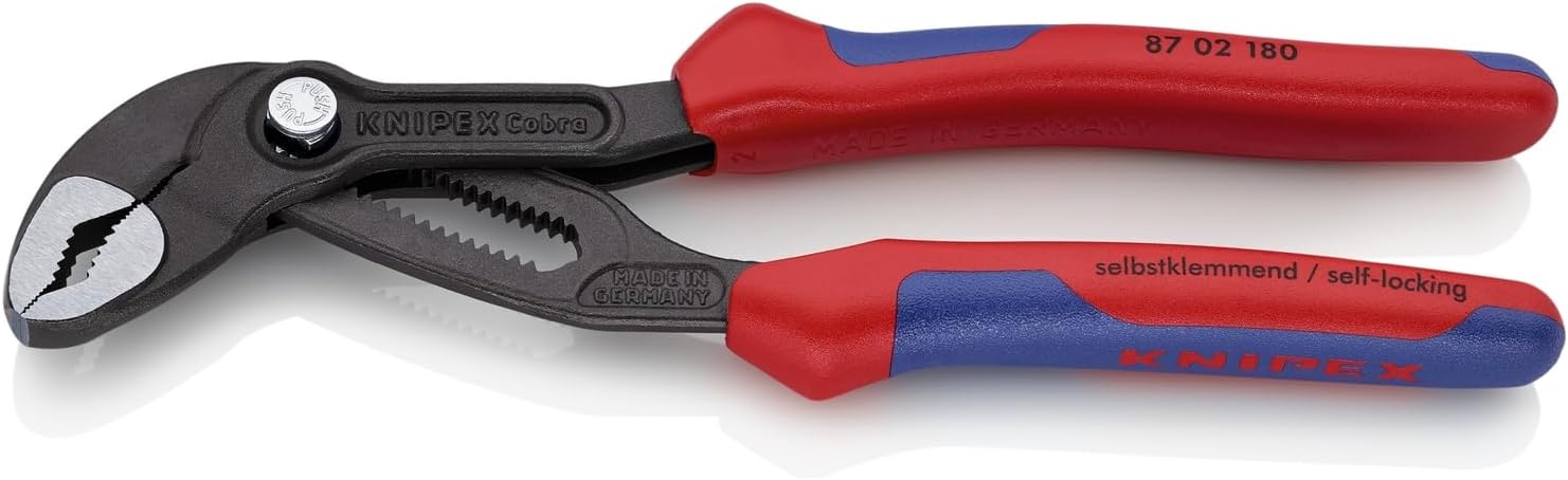 KNIPEX - 87 02 180 SBA Tools - Cobra Water Pump Pliers, Multi-Component (8702180SBA)