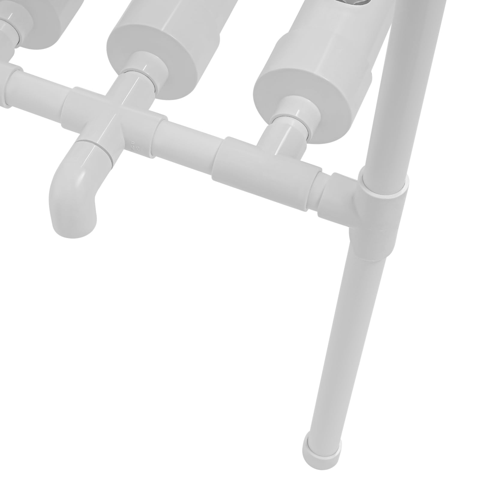 Sistema de cultivo hidropónico de 3 niveles, tubos de PVC-U, juego de cultivo hidropónico, 90 sitios con bomba de agua para frutas y verduras