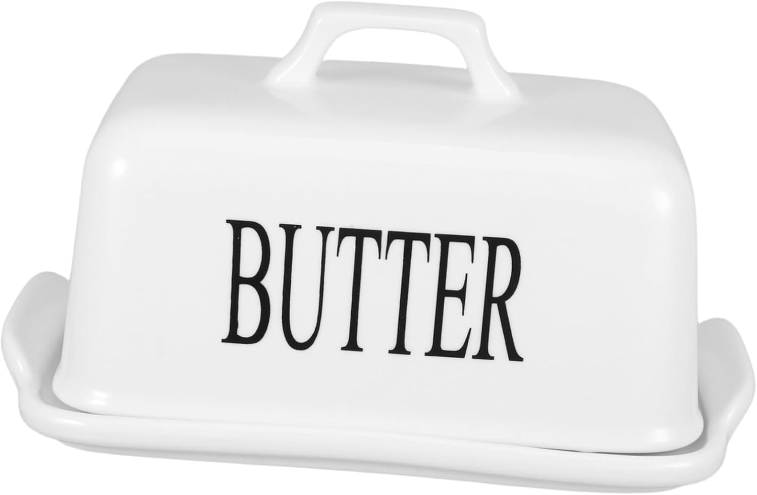 ABOOFAN 1pc Wide Ceramic Butter Dish Lid for Freshness Airtight Butter Keeper and Cheese Dish for Kitchen Organization for Dining and Food Preservation