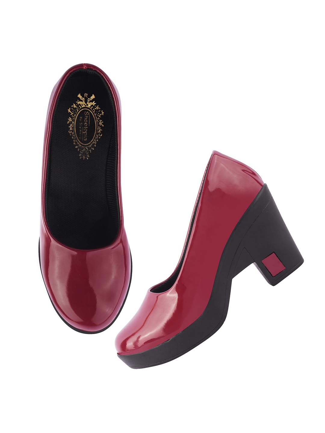 Shoetopia Solid Cherry Pumps for Women & Girls-EU37 (B0D2RMZL78) Amazon Price History, Amazon Price Tracker