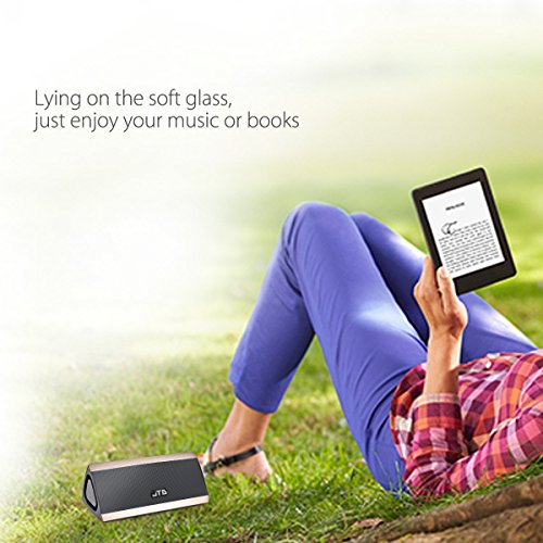 Jtd Portable Wireless Bluetooth Speaker W/ 3D Surround Stereo Sound & Full Metal Housing - Wireless,& Hands-Free & 8Hrs Playtime & 30Ft Bluetooth Range (3D-Surround Gold) #TOP4