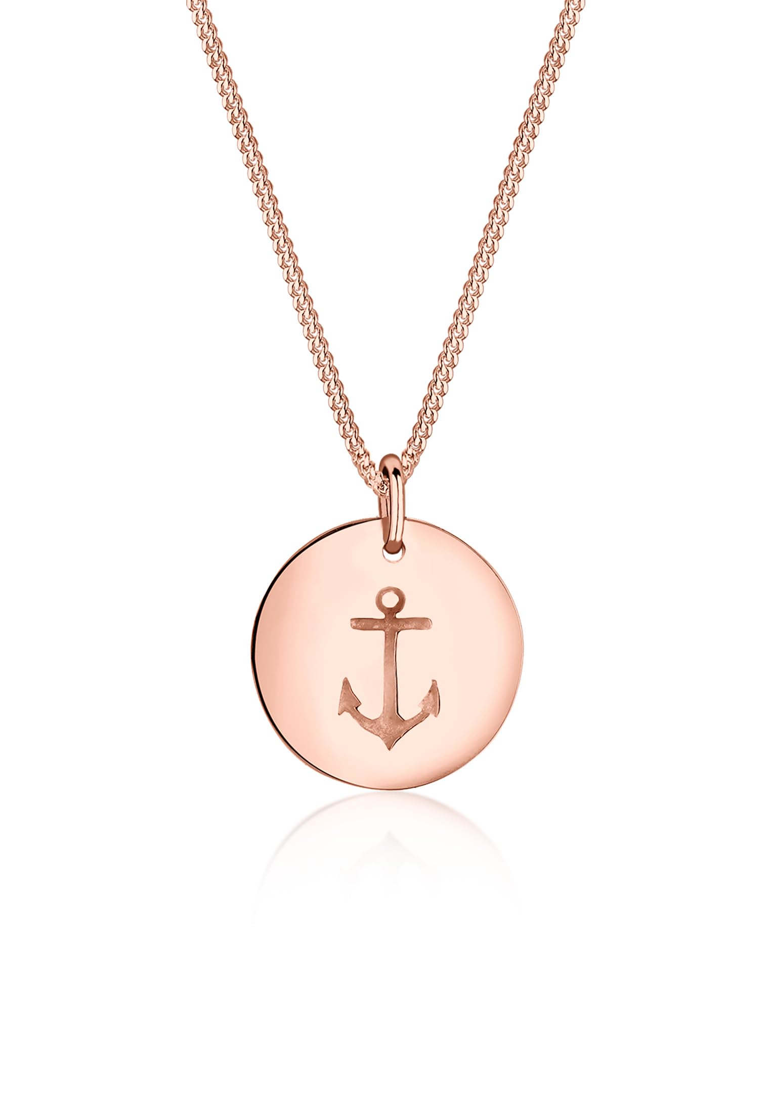 Elli Women 925 Silver Silver Pendant Necklace - 45cm length