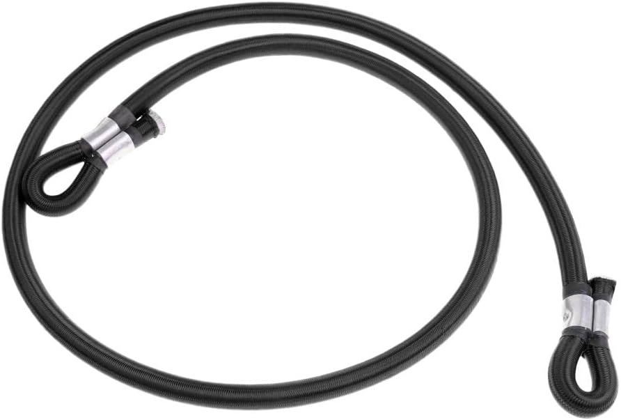 12mm x 120cm Heavy Duty Bungee Cord for Children Kids Trampoline Black