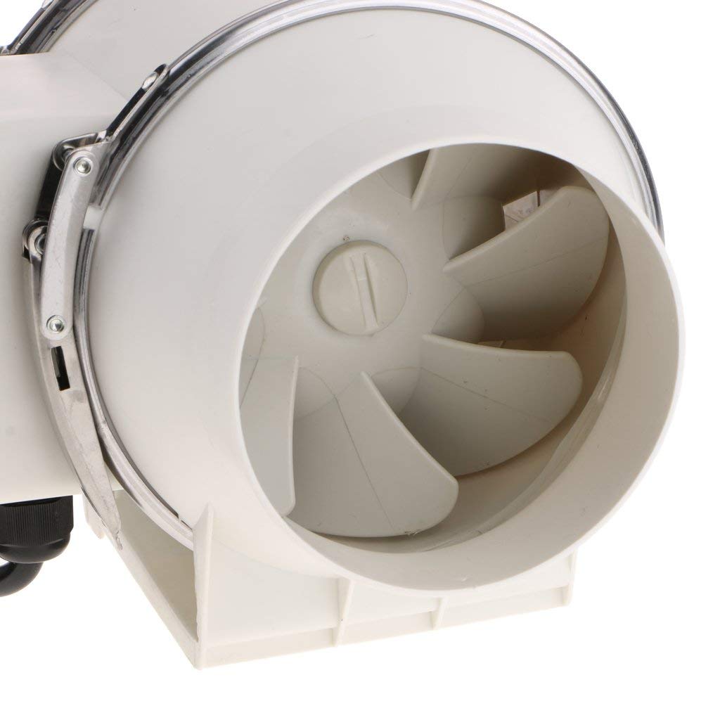 Ventilatore da parete ultra silenzioso per aspirazione bagno, WC, cucina