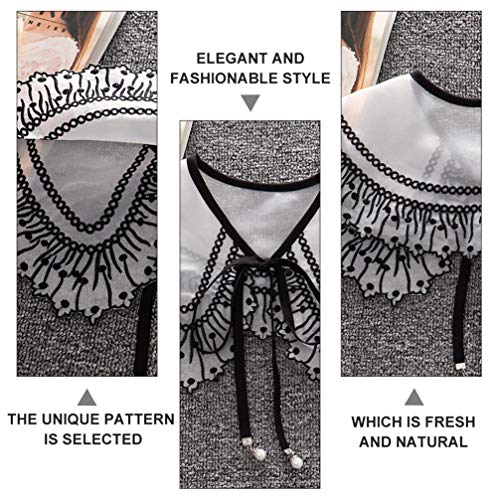 Amosfun Capa de Fita para Menina Adorável Vestido de Festa Capa Com Laço de Noiva Dama de Honra Capa