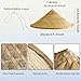 Bamboo Large Sun Hat for Men Women, Wide Brim Summer Cap Chinese/Japanese Rice Farmer Design for Gardening U-Y-1M (US, Alpha, One Size, Natural Bamboo)