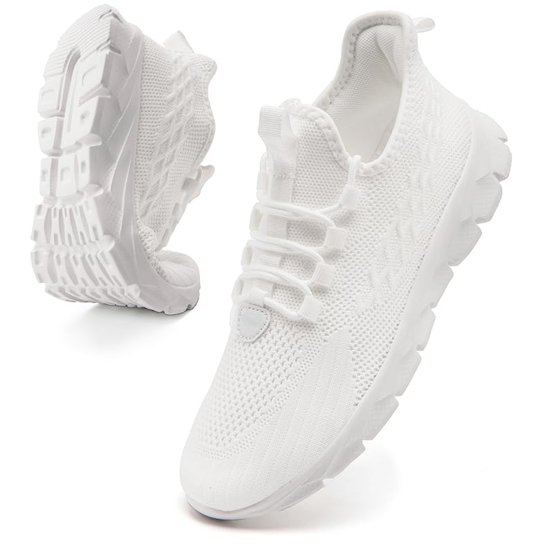 YOSFDC Sneakers for Men Running Shoes Lightweight Tennis Walking Athletic Gym Workout Casual Summer Slip on Slippers