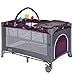 LCP Kids Baby-Reisebett 120x60 klappbar mit Neugeborenen Einlage Wickelauflage in Lila