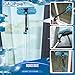 26ft IGADPole Washing Kit: Water-fed Brush, Cobweb Duster and 10” Squeegee and Soap Dispenser, with 5-Stage Telescoping Pole 5-20ft Pole