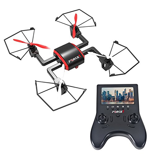 Tech rc Mini Drone with Camera – Focus Drones with Camera and Drones for Beginners w/ 720p Drone Camera and FPV Video Drone Monitor Remote Control