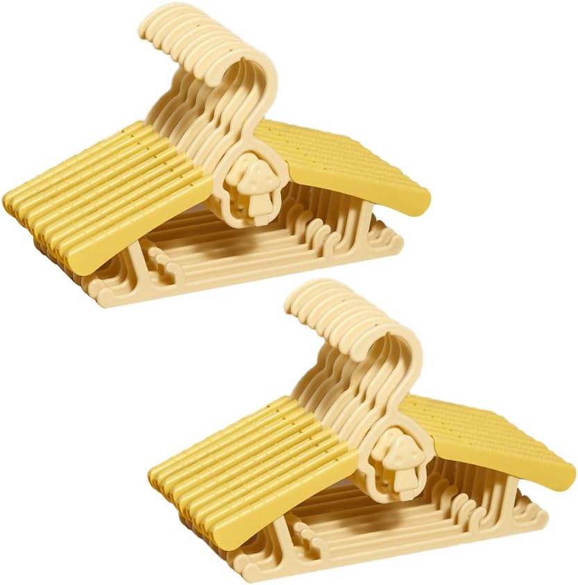 Coat Hangers Hangers for Clothes Baby Clothes Hangers Childrens Plastic Hangers Small Coat Hangers for Kids Child Closet 18 Pack Skirt Hangers