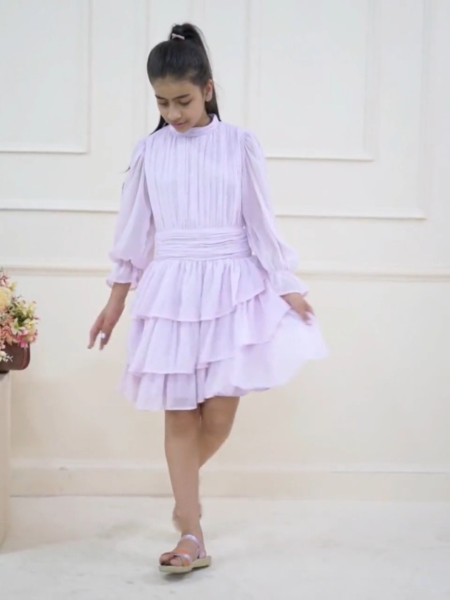 Watch LH Sweet Violet Girls flared dress on Amazon Live